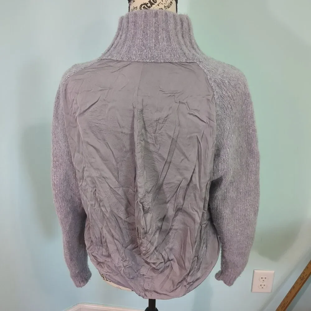Club Monaco Hilo Purple Sweater Size XS Italian yarn